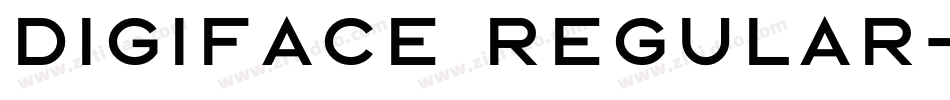 Digiface Regular字体转换